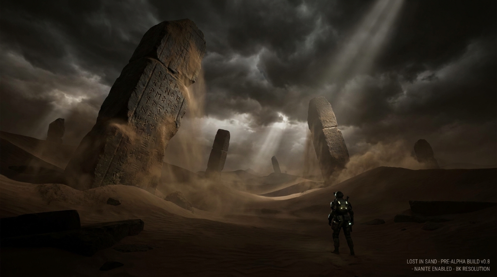 Lost In Sand Cinematic